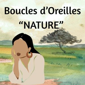 Boucles d'oreilles thème "nature"