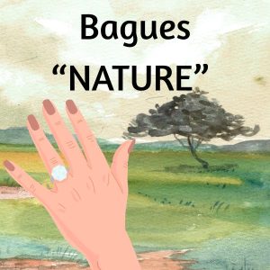 Bagues thème "nature"