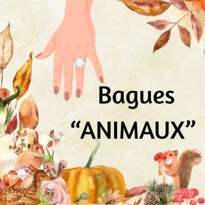 Bagues thème "animaux"