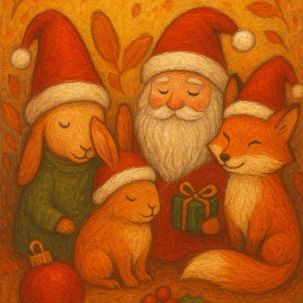 pere noel animaux