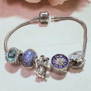bracelet breloque et charms argent 925 vue d'ensemble